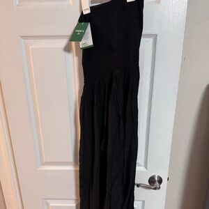 Halara black strapless jumpsuit